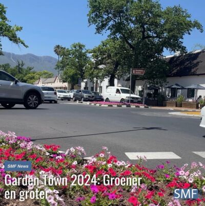 Stellenbosch se Garden Town vind vanjaar vir die vierde keer plaas, het Heleen Oostuizen, projekadminastrateur van Garden Town, gesê.Garden Town is ’n tien dae program waar besoekers ooptuine, werkswinkels, gesprekke, toere en funksies kan bywoon, het Oosthuizen gesê.
 
Kyk uit vir vanjaar se nuwe gebeure:
- 	2 November: Klassieke konsert voor die stadsaal
- 	29 Oktober tot 2 November: Garden show and market in die stadsaal
- 	30 Oktober: Stellenbosch Street Soiree – Garden Town
 
“Hierdie lewendige geleentheid lok jaarliks duisende besoekers en bied ’n beduidende hupstoot aan ons plaaslike ekonomie,” het Stuart Grobbelaar, Stellenbosch Munisipaliteit se kommunikasiebestuurder, gesê.

Klik op die skakel in ons bio vir meer.

gardentown green stellenbosch grow